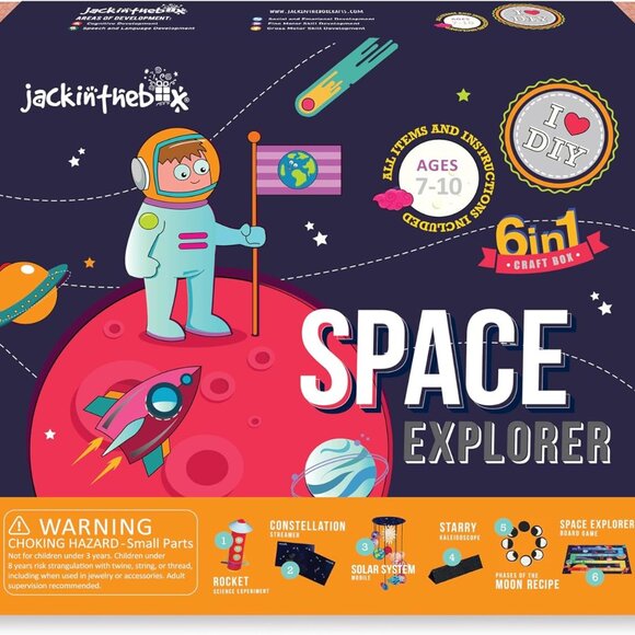 NEW Astronomy Space Explorer 6 Activities DIY Craft Set Kit Solar System… - Picture 8 of 16